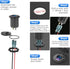 12V USB C Car Charger Socket, 38W USB Cigarette Lighter Replacement with PD 3.0 and QC 3.0 for Car Marine Truck