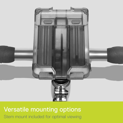 Delta Cycle Bicycle Phone Mount - Lockable Handlebar Holder Fits Any Phone Up to 3.5" x 7.8"