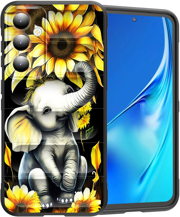 Premium Silicone Galaxy A25 5G Case, Shockproof Protective Phone Case with Soft Anti-Scratch Microfiber Lining, Cute