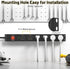 KF 6 Outlet Metal Wall Mount Power Strip, 2200J Surge Protection, 15A/1875W with Upgraded Switch and 12FT Cord
