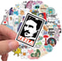 DLZJY 50PCS Funny Science Laboratory Stickers, Laboratory for Teens Adults, Physics Biology Chemistry Experiment