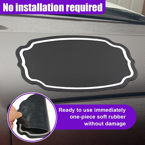 Deaelf (26CM-10.2IN) Car Dashboard Non Slip Mat, Multifunctional Auto Dash Sticky Adhesive Pad, Universal Vehicle Cell