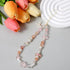 Shimmeroo Y2k Pink Camera Strap Wrist, Cute Glass Beads Digital Phone Wrist Charms Style Pearl Camera Charm Strap