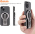 WUXINDS 17/16/15/14/13/12 Magnetic Phone Tripod Stand, Aluminium Alloy Strong Magnet Quick Mount Foldable Mini Tripod