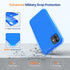 Miracase Designed for iPhone 11, Liquid Silicone Gel Rubber Phone Case with Screen Protector, Mediterranean Blue