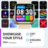 TOZO 2024 New Upgraded Smart Watch for iPhone & Android, 1.83" Fitness Tracker, IP68 Waterproof, 100+ Sport Modes