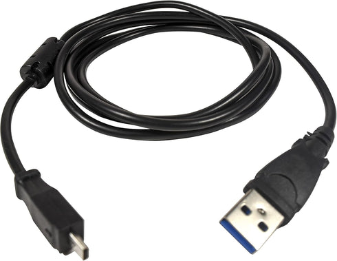 HQRP USB Cable/Cord for Kodak EASYSHARE C653, C663, C703, C713, C743, C763, C875, C913, CD33, CD40