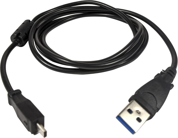 HQRP USB Cable/Cord for Kodak EASYSHARE C653, C663, C703, C713, C743, C763, C875, C913, CD33, CD40