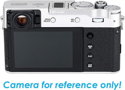 JJC TA-X100V Silver Thumbs Up Grip for Fuji X100V Camera, Hot Shoe Thumb Grip, Premium Aluminium Alloy