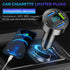 Augeny USB C Car Charger, 4 Port Auto Fast Charger with USB PD & QC 3.0, Cigarette Lighter Adapter for Mobile Phones