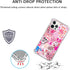 Hippie Pink Aesthetic Case for iPhone 14 Pro Max, Vintage Pink Smile Face Collage, Cool Trendy TPU Bumper Cover