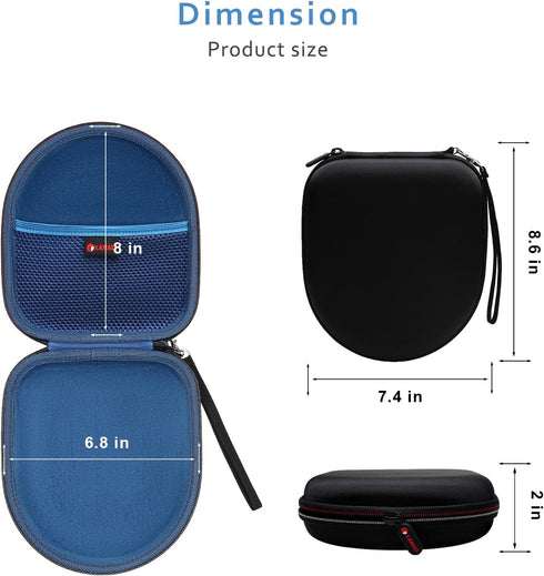 XANAD Blue Case for Sony WH-CH520 / CH510 & JBL Tune 510BT / 710BT / 660NC Wireless Bluetooth Headphones