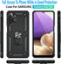 STARSHOP Compatible with Samsung Galaxy A32 5G Case, Military Grade Shockproof Protective Dual Layer Cover with
