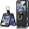 Maxdara Ring Case for Motorola Razr 2024, Built-in Screen Protector, Hard PC Ultra Thin Shockproof Protective Case,