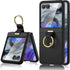 Maxdara Ring Case for Motorola Razr 2024, Built-in Screen Protector, Hard PC Ultra Thin Shockproof Protective Case,