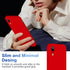 Liquid Silicone Full Body Protective Case for Galaxy A71 5G, Soft Shockproof Anti Scratch, Slim Fit Red