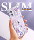 GVIEWIN Clear Soft TPU Case for iPhone 11 with Screen Protector + Camera Lens Protector, Flower Pattern 6.1"