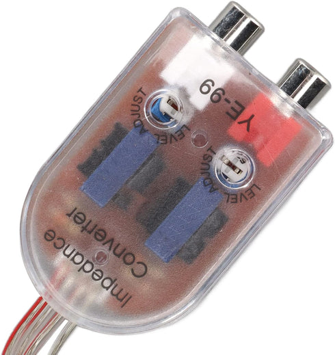 Car Speaker High to Low Converter, Plug and Play Wire Output for CD VCD DVD Player Audio Adapter