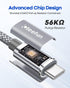 CLEEFUN 6ft USB C Cable 5-Pack, Fast Charging Braided Cord for iPhone 15 Pro Max, Samsung Galaxy S24/S23/S22/S21/S20