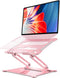 Urmust Laptop Notebook Stand Holder Adjustable Laptop Stand Portable Computer Riser Compatible with