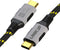 LINKUP 6ft USB 4.0 240W Type-C Thunderbolt 4 Cable, 40Gbps Super-Fast Data Charging, 8K@60hz Video, Durable Sleeved,