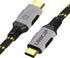 LINKUP 6ft USB 4.0 240W Type-C Thunderbolt 4 Cable, 40Gbps Super-Fast Data Charging, 8K@60hz Video, Durable Sleeved,