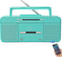 WISCENT Portable Retro Stylish Cassette Player Recorder Boombox with Bluetooth,USB,AM/FM Radio,Tape Player/Recording,USB Playback/Recording,Cassette