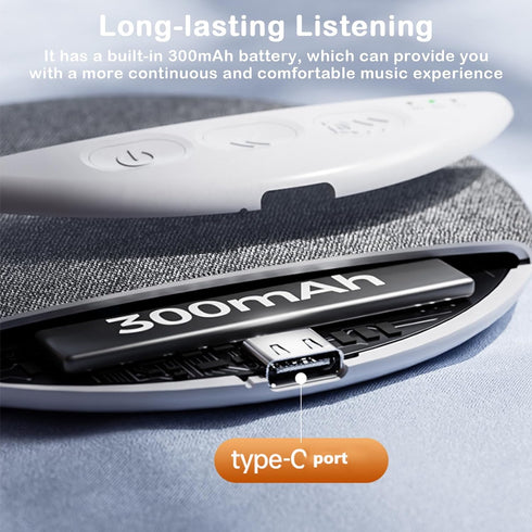 Scabre S1 2026 2PCS) Under Pillow Speaker, Ultra Thin Bluetooth Pillow Speaker for Sleeping, Wireless Hi-Fi Pillow