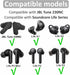 9 Pairs Ear Tips Compatible with JBL Tune 230NC TWS in-Ear Headphones, S/M/L 3 Size Silicone Eartips Earbuds Ear Buds Gel Wings Skin Accessories Compatible with Soundcore Life Series - White
