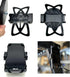 Heavy Duty Magnetic Mount Aluminum Smartphone Holder with Security Tether, Best for Motorcycle, Snow Mobile, Forklift,