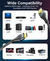 4K 65Ft, 2.0 (18Gbps), 4K@60Hz, 3D PS4/PS5 ect(19.81m) HDMI Cable Ultra High Speed HDMI Cable Cord Braided Gold Plated