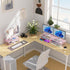 gianotter 2-Tier Metal Monitor Stand Riser, Desk Accessories & Workspace Organizer for Office Supplies, Pink