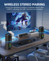 Portable Bluetooth Speaker, 24W Loud Stereo Sound, IPX7 Waterproof, RGB Lights, Up to 30H Playtime