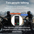 Motorcycle Helmet Bluetooth Headset, 500m Bluetooth Intercom for 2 Riders, CVC Noise Sound Quality Speakers for Riding,