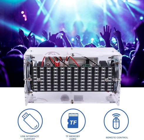 MiOYOOW DIY Soldering Project Bluetooth-Compatible Speaker Kit, USB Mini Electronic Sound Amplifier for Home Office