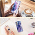 Esdot Galaxy S21 Case, Rugged Shockproof Cover for Women, Military Grade 21ft Drop Test, Nice Water Marble 6.2"