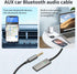 Mcdodo Aux Bluetooth Adapter 5.3, Built-in Microphone, CD Quality 10M Transmission Bluetooth Receiver for Car Kit