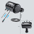 Uber Accessories 3 in 1 Backseat Car Charging Station Box with QC 3.0 Adapter, 36W Retractable Multi Devices Car