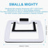 Sanyun SW601 15 2''-3'' Tilted Desk Speaker Stands for Compact Computer PC Bookshelf Monitor Speakers, Steel Metal Base