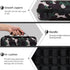 co2CREA Hard Travel Case for JBL Flip 6 FLIP 5, Waterproof Portable Bluetooth Speaker Replacement (Black Camo Case)