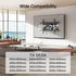 Full Motion TV Wall Mount by Pipishell, Articulating Arms for 37-75 Inch TVs, Max VESA 600x400mm, 132lbs