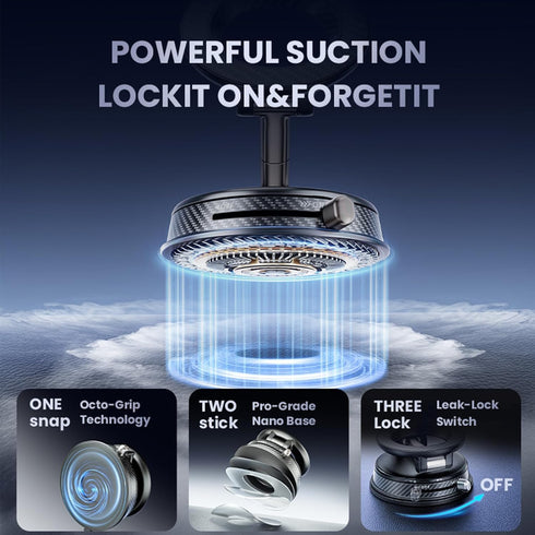 UEEMEE 360 17 16 15 14 13 Vacuum Magnetic Phone Holder for Car, Magsafe Car Mount Adjustable Vacuum Suction Cup, Phone