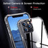 Crystal Clear Phone Case Compatible with iPhone 11, Hard Back Cover with Shockproof Protection, 6.1 inches-CL
