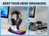 4 in 1 Headphone Stand with 15w Qi Charging Station, Detachable Design for Travel, Home, Hotel