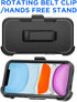 AICase iPhone 11 Case - Rugged Heavy Duty Full Body Shockproof Military Protection, Durable Cover for 6.1" iPhone 11.