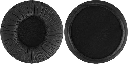 Geekria QuickFit Leatherette Replacement Ear Pads - Black for Sony MDR-V500DJ, MDR-V500, WH-CH520 Headphones