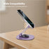 FANCYCOLLECTION 360 Rotating Metal Phone Stand - Adjustable Mobile Kickstand for All Smartphones, Compatible