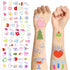 Luziwiox 10 (colourful-A2) teenagers Temporary Tattoos Sticker for Kids Designs | Waterproof Temporary Tattoos toys
