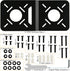 VESA Mount Adapter Extender Bracket, CaSZLUTION Universal VESA Conversion Plate for Intel NUC Monitor