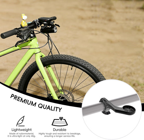 LONLEEYU 22-33MM Bike Computer Mount, Cycling Out Front Bike Mount Designed for All Cycling Computer, Garmin Edge GPS